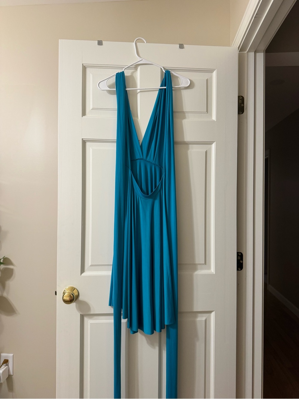 Turquoise Convertible Infinity Dress - Picture 2 of 4